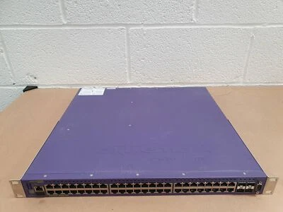 Extreme Networks X460-48t 48 Port 1G Ethernet Switch Layer 3 16402 2x PSU Stack - Image 1 of 3