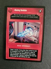 Shocking Revelation... Star Wars 1997 Decipher Uncommon CCG Black Border