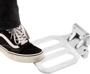 Large Heavy Duty Folding Step Replaces for Truck, Trailers, RV, Camper FS2797CH - Picture 1 of 13