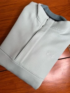 Under Armour Giacca Uomo Verde Teal 4 Bottoni Media Coldgear Loose Golf - Foto 1 di 5