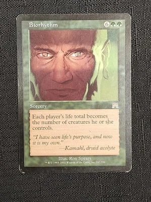 Biorhythm Onslaught MTG Magic the Gathering Light Play - Image 1 of 2