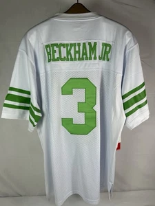 Neu mit Etikett Throwback Odell Beckham Jr Kopfbedeckung Klassiker Trikot #3. Newman. 2X - Bild 1 von 13