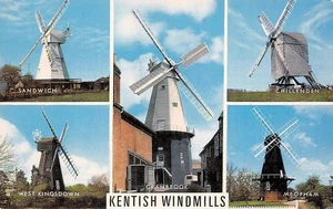 # K2104 UNITED KINGDOM POSTCARD, KENTISH WINDMILLS - Picture 1 of 2