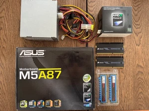 M5A87 DDR3 PCI-E AM3 + AMD Phenom 2 + RAM CORSAIR DOMINATOR + RAM G.Skill - Foto 1 di 9