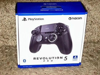 NUOVO Nacon Revolution 5 Pro Nero Controller Wireless Nero per PS5, PS4 e PC - Immagine 1 di 4