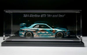 Hot Wheels Nissan GT-R R34 Skyline Candy Blue Electric CUSTOM MADE - Picture 1 of 11