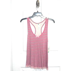 Honeydew Women's Intimates Pajama Racerback Tank Top in Kiss Stripe Small $38 - Picture 1 of 3