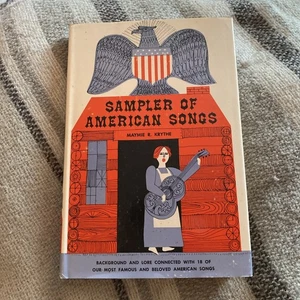 Sampler of American Songs 1st HC. Harper 1969. Background Lore Americana - A - Picture 1 of 7