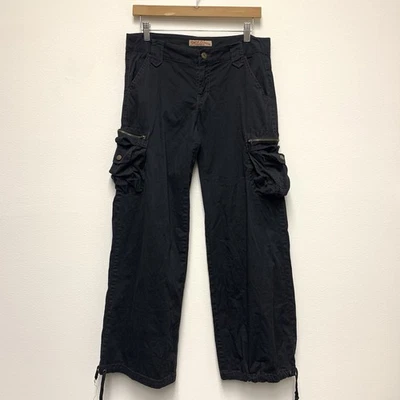 Vintage 90s Paris Blues Baggy Paratrooper Cargo Pants Size 5 Grunge Skater Punk - Image 1 of 4