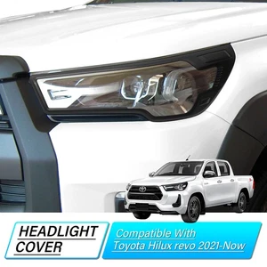 Par de faros de plástico para Toyota Hilux Invincible 2021-2025 - Imagen 1 de 10