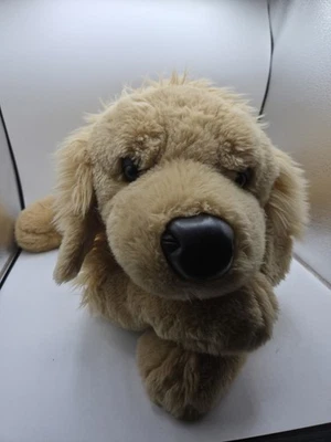 T.L Toys H.K Ltd. Golden Retriever Puppy Dog Jumbo Floppy Plush 28" - Image 1 of 4