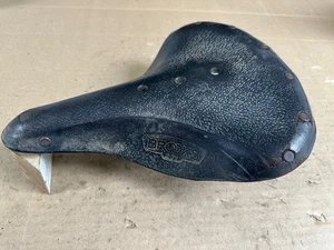 Brooks England B72 Saddle Seat, Brown Textured Leather, Chromed Double Rails - Picture 1 of 11