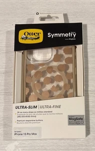 OtterBox Symmetry Series MagSafe Case For iPhone 15 Pro Max Dotting Around Brown - Picture 1 of 1
