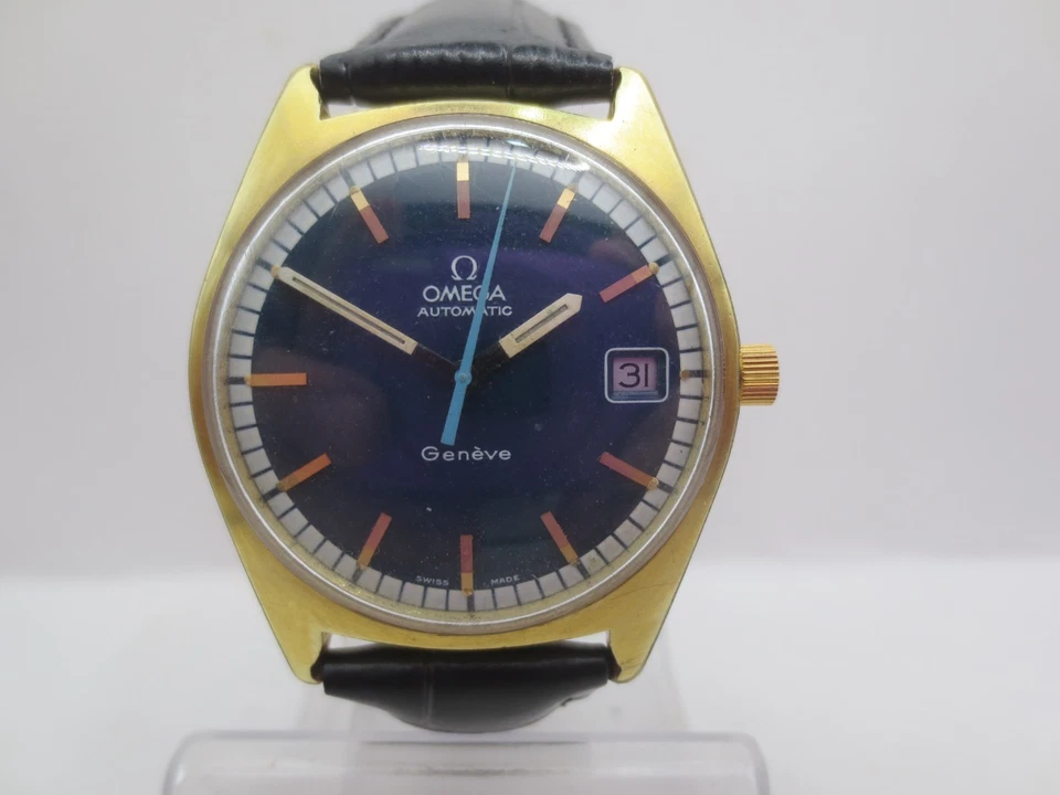 VINTAGE OMEGA GENEVE CAL.563 VERGOLDET AUTOMATIK HERREN DRESS WATCH - Bild 1 von 4