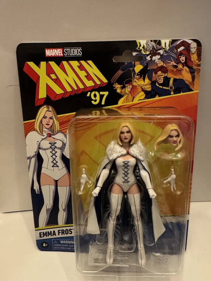 MARVEL LEGENDS RETRO CARD X-MEN 97 EMMA FROST WAVE 3 IN-STOCK - Image 1 of 1