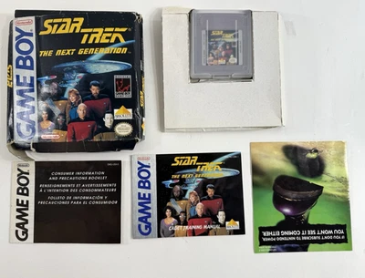Star Trek: The Next Generation (Nintendo GameBoy, 1993) Game Box Manual Inserts - Image 1 of 4