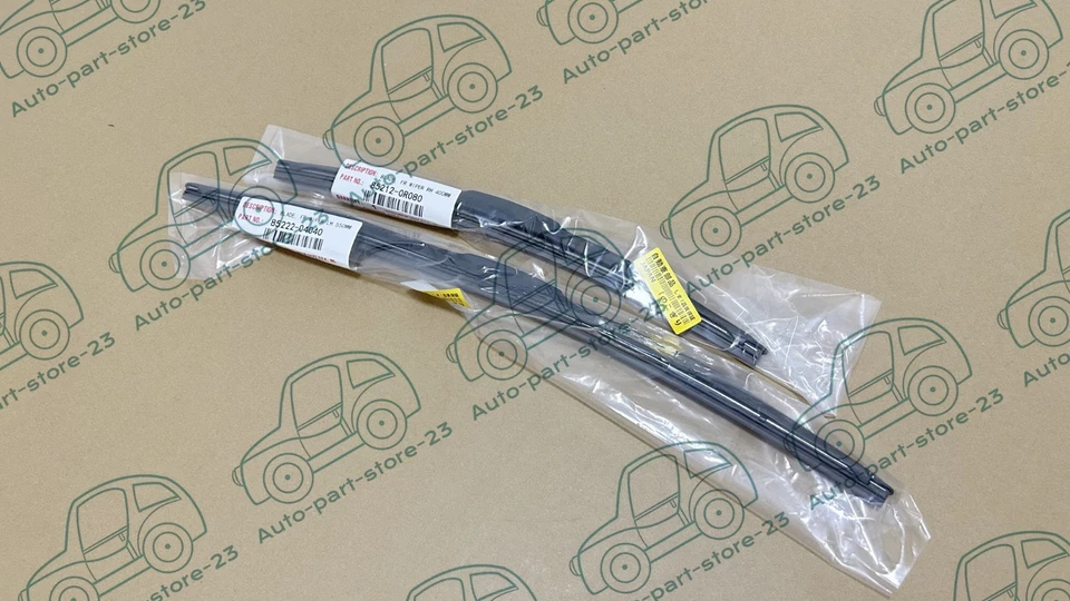GENUINE FACTORY PAIR FRONT WIPER BLADES FOR 2015-2025 TOYOTA HILUX VIGO 2/4 DR Foto 1 de 1