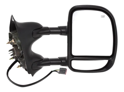 Se adapta a 99-07 FD SUPER DUTY ESPEJO DE REMOLQUE ELÉCTRICO NEGRO TEXTURIZADO CON CALOR MANUAL DIESTRO Foto 1 de 4