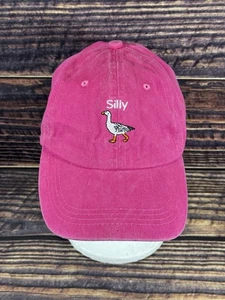 Gorra de béisbol ajustable rosa caliente sombreros de papá acrílico bordado granjero ganso silly - Imagen 1 de 7
