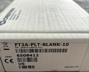Crestron FT2A-PLT-BLANK-10 6508412 - Photo 1/2