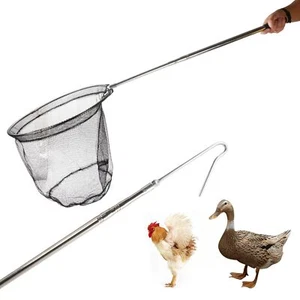Animal Catch Net Pole Trap Tool Chicken Catcher Leg Hook Catching Kit Animal Con - Picture 1 of 6