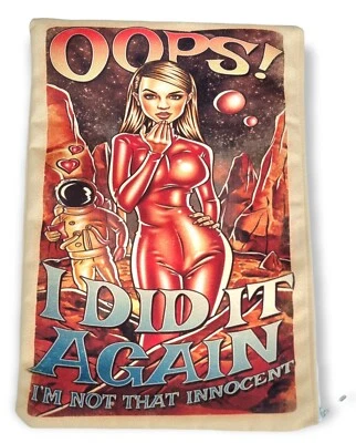 Britney Spears Vintage Retro Pin Up Tablet & EBook Reader Case Bag Suede Fabric - Image 1 of 3