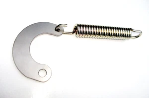 HONDA CB550F CB550 CB550 FOUR #NEW# STAINLESS MAINSTAND PIVOT BRACKET & SPRING - Picture 1 of 2