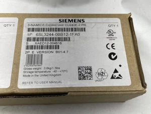 NEW 2014 SINAMICS CONTROL UNIT CU240E-2 PN 6SL3244-0BB12-1FA0 6SL32440BB121FA0 - Picture 1 of 12