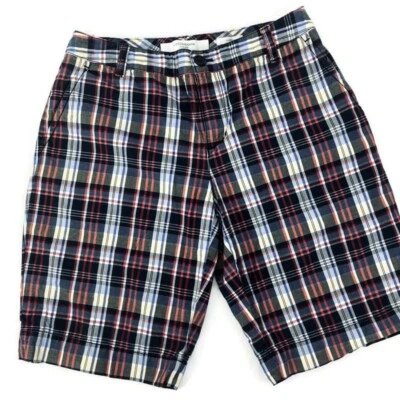 Pantalones Cortos Para Mujer LIZ CLAIBORNE Talla Pequeña 4P Klute Preppy Cuadros Foto 1 de 3