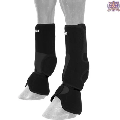 Lightweight Equestrian Boots with Quick Grip for Optimal Horse Protection - Image 1 of 4