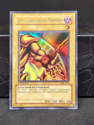 Yugioh - Left Arm of the Forbidden One Ultra SPANISH 1st Ed LOB-123 LDD-S123 NM  - Image 1 of 2