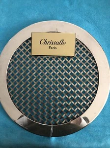 Dessous de plat- Centre De Table -Christofle VANNERIE D.25 Cm -Très Bon État - Bild 1 von 12