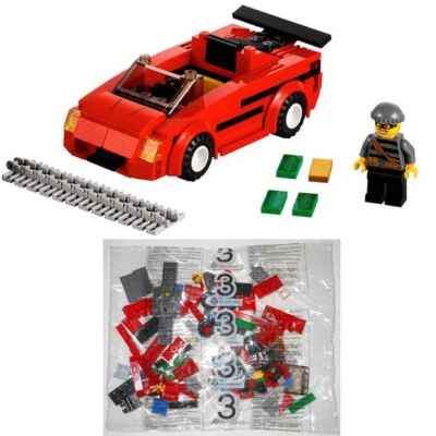 LEGO 60007 High Speed Chase NUEVA BOLSA SELLADA #3: coche, ladrón, botín, cinturón de clavos Foto 1 de 4