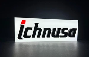 Insegna vintage light luminosa Ichnusa lighted birra beer sign 40cm sardegna - Foto 1 di 12