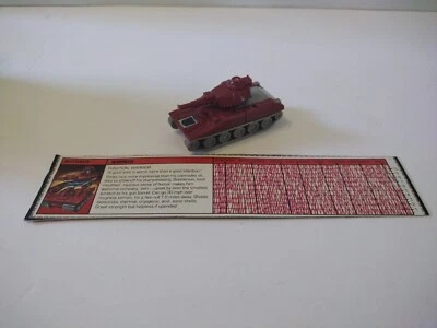 Authentic Vintage 1984 G1 Transformer WARPATH Red Mini Tank Takara Japan w/File - Image 1 of 4