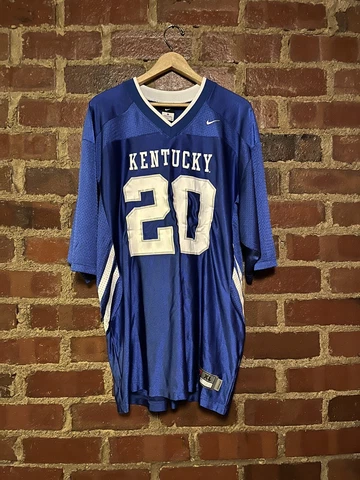 Vintage Kentucky Wildcats NCAA Football Jersey #20 Nike XL Authentic Cover