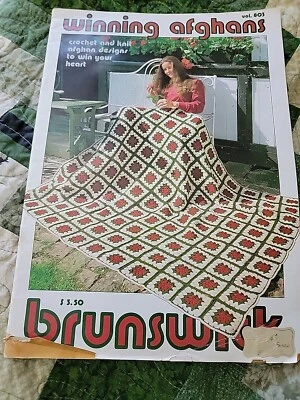 Winning Afghans Brunswick Vol. 803 Crochet and Knit Afghan Designs To Win Yr Hrt - Image 1 of 4