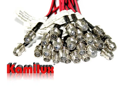 25x Edelstahl LED-Spots Mini Lichtpunkte 12V Motiv-Himmel & LED Trafo - Bild 1 von 4