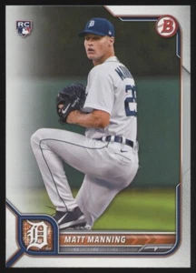 Bowman #58 Matt Manning 2022 cantidad disponible Tigers RC - Imagen 1 de 2