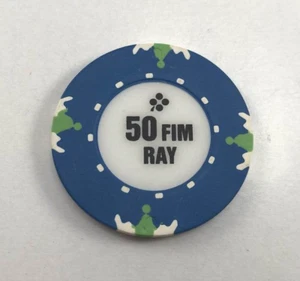Chip da casinò vintage 50 FIM RAY - Foto 1 di 1