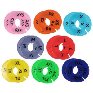 Round Clothes Dividers 16pcs Multicolor Closet Rack Dividers for Size Sorting... - Picture 1 of 8
