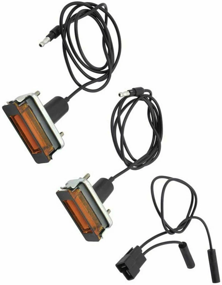 Conjunto de indicador de seta montado no capô REA para 1968-1969 Dodge Charger - Imagem 1 de 3