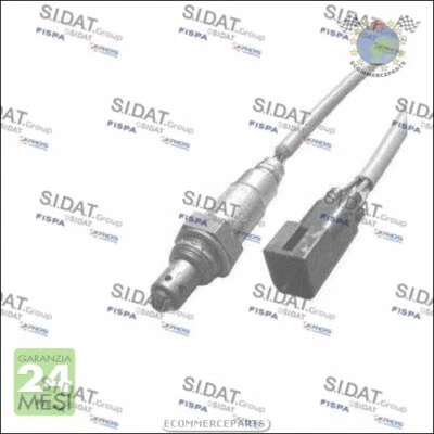Sonda Lambda Sidat per FORD TRANSIT SCORPIO COURIER GALAXY FIESTA PUMA - Immagine 1 di 3