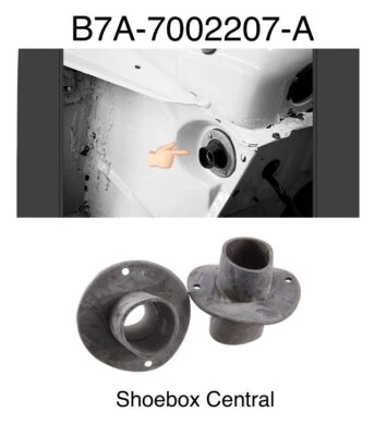 1957 1958 Ford Car Windshield Cowl Water Drain Rubber Tubes Outlets - Image 1 of 2