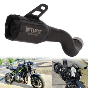 Tubo silenciador de escape de enlace medio deslizable para Kawasaki Z900 2017-2023 - Imagen 1 de 2