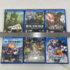 PlayStation Vita 6 title set Game Cartridge Metal Gear Solid HD, Digimon, etc.