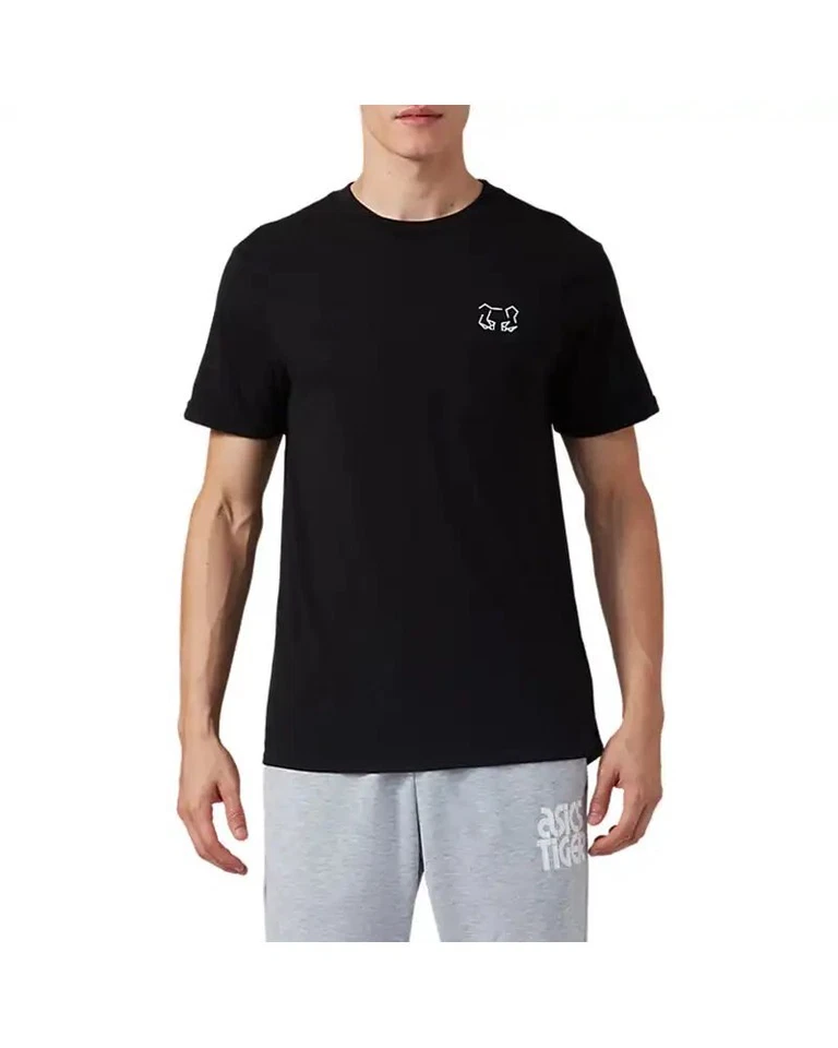 - Asics Tiger DT PKT SS Tee Maglia Maniche Corte Uomo, Performance Black - Immagine 1 di 4