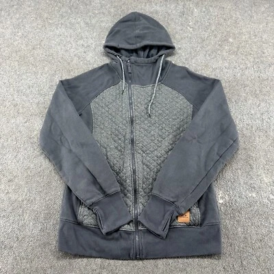 Sudadera con Capucha Oakley Para Mujer M Gris Cremallera Completa Acolchada Forrada Algodón Atardecer Foto 1 de 4