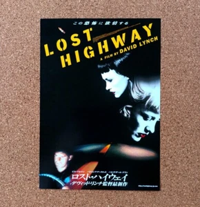 Lost Highway Movie Flyer David Lynch Chirahi Mini Poster Japanese Tracking - Picture 1 of 2