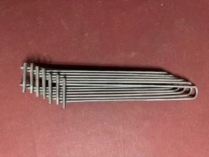 7- Pieces Vintage 1/8" x 9" Double Loop Hooks With Support Arm For 1/8" Pegboard - Picture 1 of 4